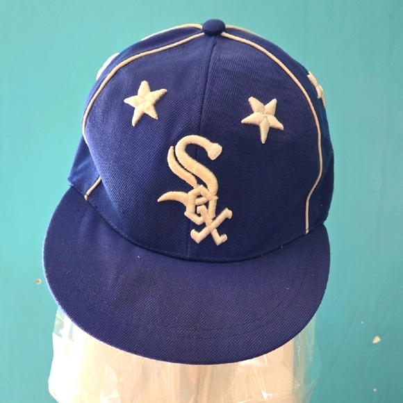Blue Baseball Cap with White Embroidery SOX - Picture 1 of 6